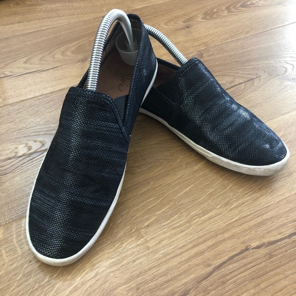 Joie Kidmore black embossed leather flats - Picture 3 of 7